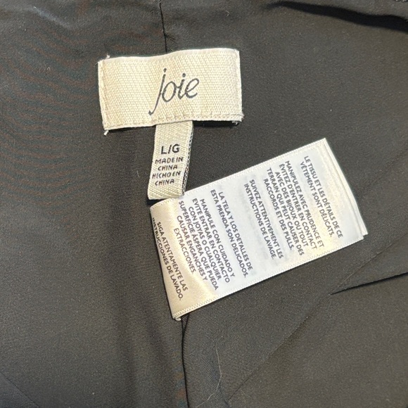 Anthropologie Joie Black Vegan Faux Leather Pull On Leggings Slimming Large - Picture 6 of 7